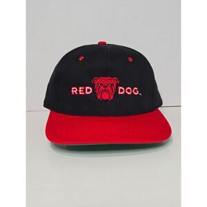 KC Red Dog Beer Vintage Hat | Adjustable Snapback | Bulldog Mascot Promo Cap
